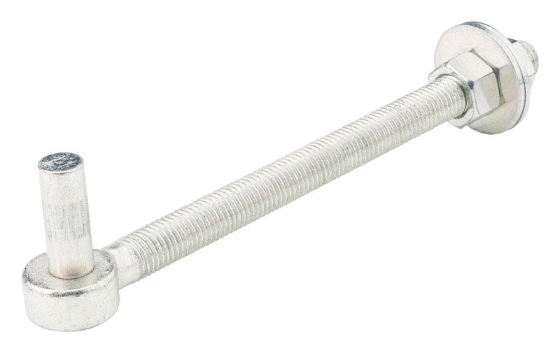 National Hardware 10 in. L Zinc-Plated Silver Steel Bolt Hook