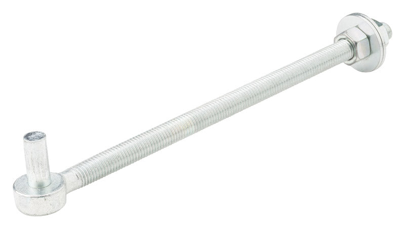 National Hardware 12 in. L Zinc-Plated Silver Steel Bolt Hook