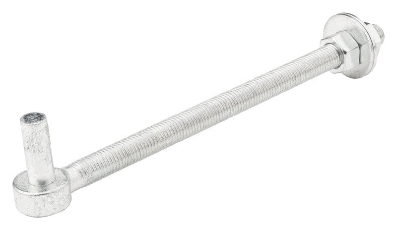 National Hardware 12 in. L Zinc-Plated Silver Steel Bolt Hook