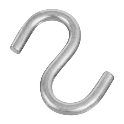 National Hardware Medium Silver Stainless Steel 3 in. L Open S-Hook 145 lb