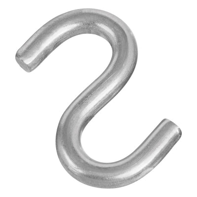 National Hardware Medium Silver Stainless Steel 2 in. L Open S-Hook 135 lb