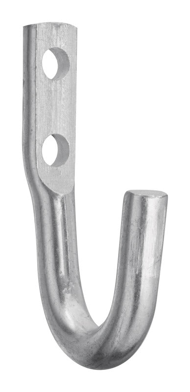 National Hardware Medium Zinc-Plated Silver Steel 2 in. L Rope/Tarp Hook 100 lb