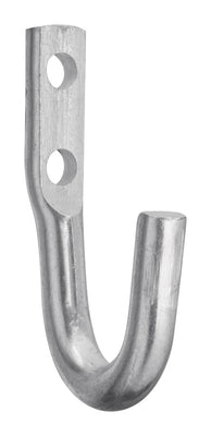 National Hardware Medium Zinc-Plated Silver Steel 2 in. L Rope/Tarp Hook 100 lb
