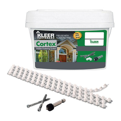 Kleer Cortex No. 7 acre X 2.75 in. L Hex Drive Hex Head Self Tapping Trim Screws with Plugs
