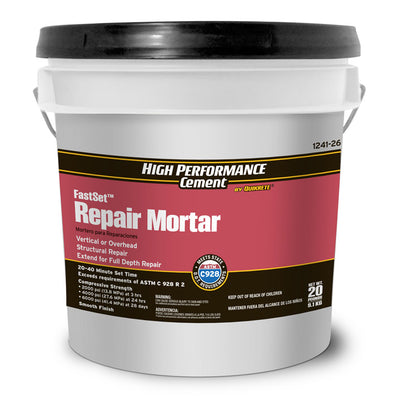 Quikrete FastSet Gray Repair Mortar 20 lb
