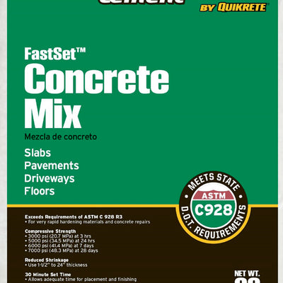 Quikrete FastSet Concrete Mix 60 lb