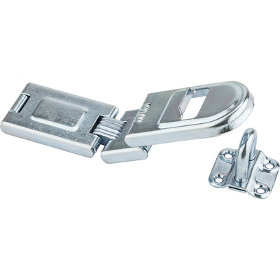 National Hardware Zinc-Plated Steel 7-3/4 in. L Double Hinge Safety Hasp