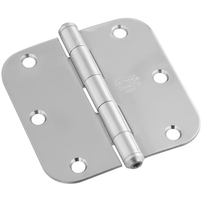 National Hardware 3-1/2 in. L Stainless Steel Door Hinge