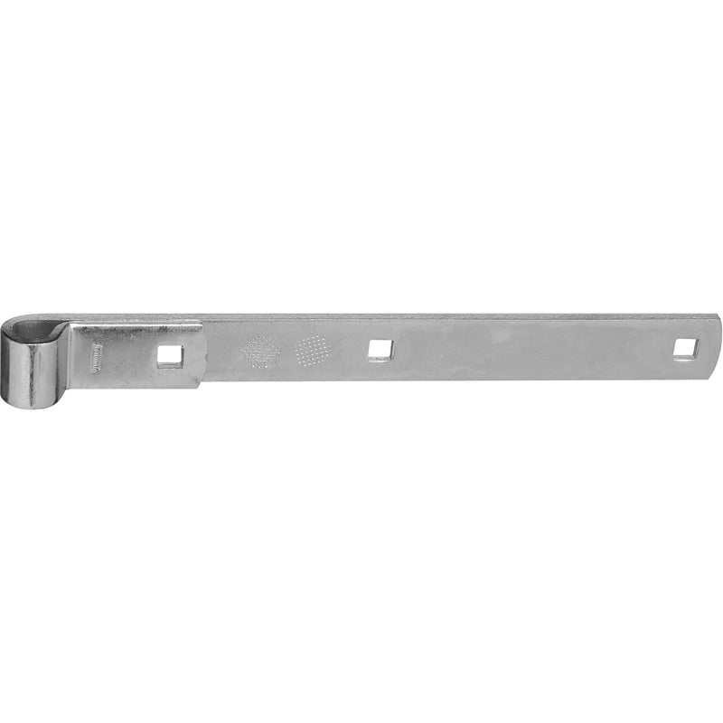 National Hardware 12 in. L Zinc-Plated Silver Steel Hinge Strap
