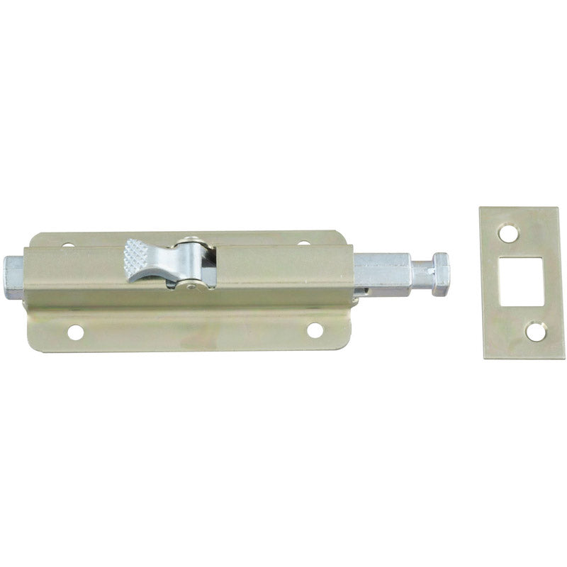 National Hardware 1.75 in. H X 6 in. L Zinc-Plated Silver Steel Door Foot Bolt