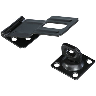 National Hardware Aluminum/Steel 4-1/2 in. L Swivel Staple Safety Hasp