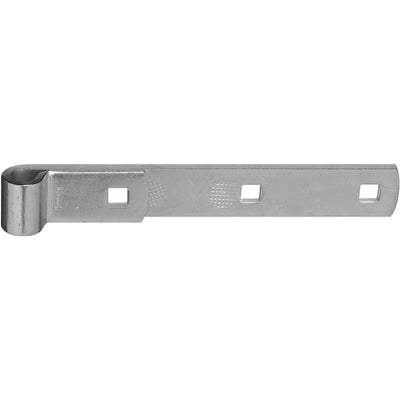 National Hardware 8 in. L Zinc-Plated Silver Steel Hinge Strap
