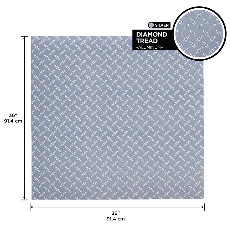 M-D Building Products 0.063 in. X 36 in. W X 36 in. L Silver Aluminum Sheet Metal
