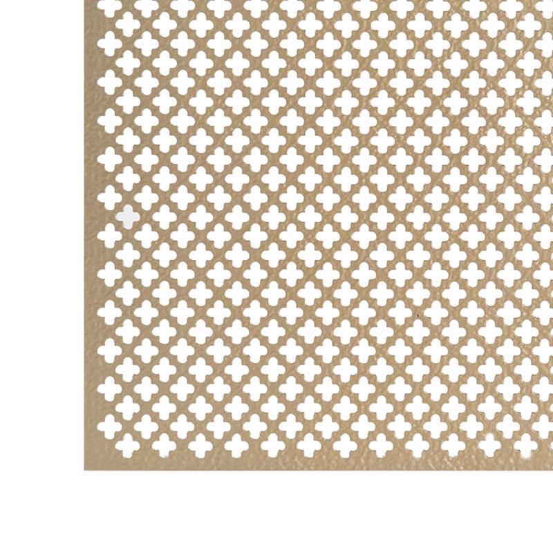 M-D Building Products 0.02 in. X 12 in. W X 24 in. L Albras Aluminum Cloverleaf Sheet Metal
