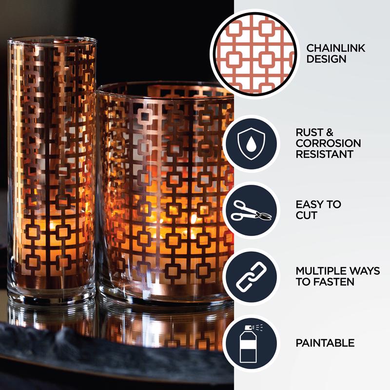 M-D Building Products 0.02 in. X 12 in. W X 24 in. L Copper Aluminum Chainlink Sheet Metal
