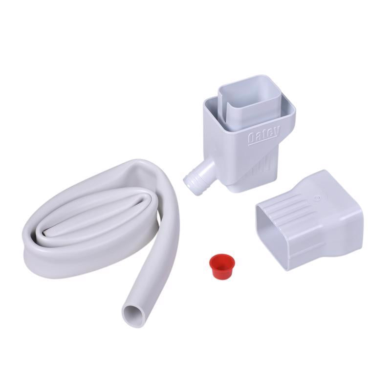 Oatey Mystic 8 in. H X 4 in. W X 6 in. L White Plastic Rain Collection System