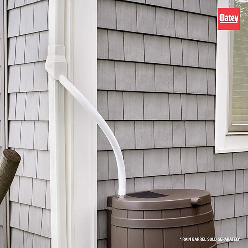 Oatey Mystic 8 in. H X 4 in. W X 6 in. L White Plastic Rain Collection System