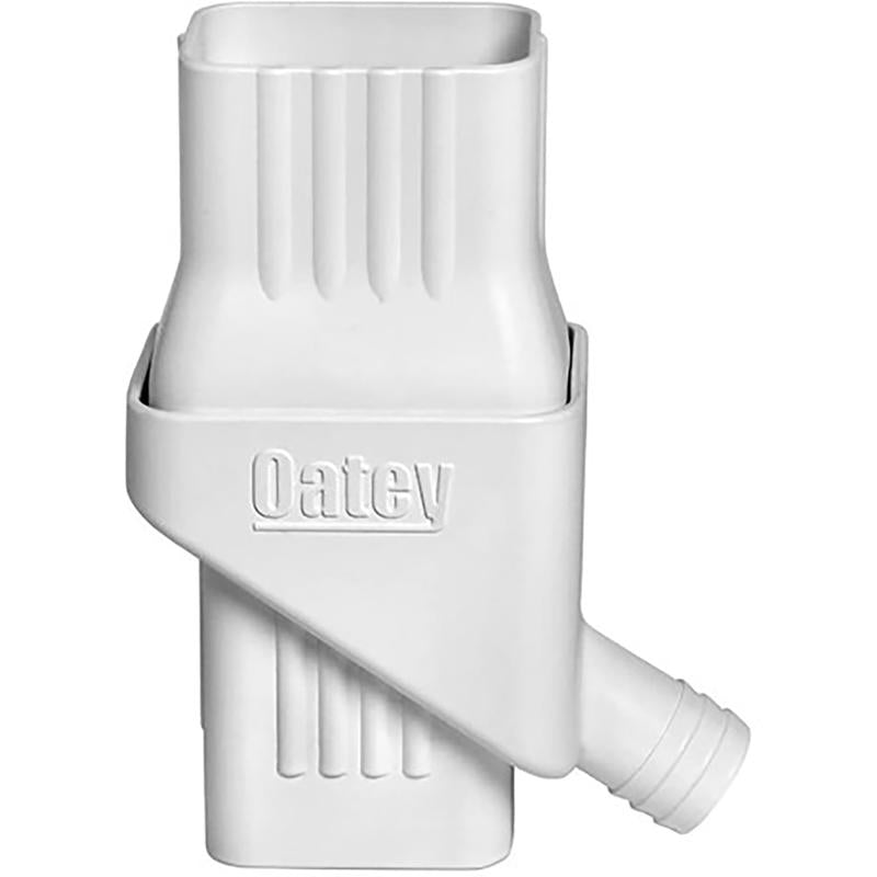 Oatey Mystic 8 in. H X 4 in. W X 6 in. L White Plastic Rain Collection System