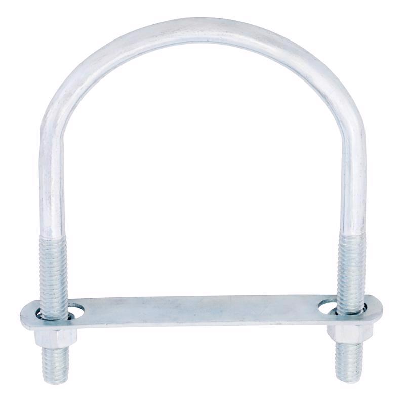 Hampton 3/8 in. X 3-1/2 in. W X 4-5/8 in. L Coarse Zinc-Plated Steel U-Bolt