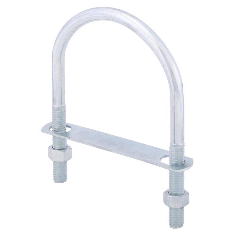 Hampton 3/8 in. X 3-1/2 in. W X 4-5/8 in. L Coarse Zinc-Plated Steel U-Bolt