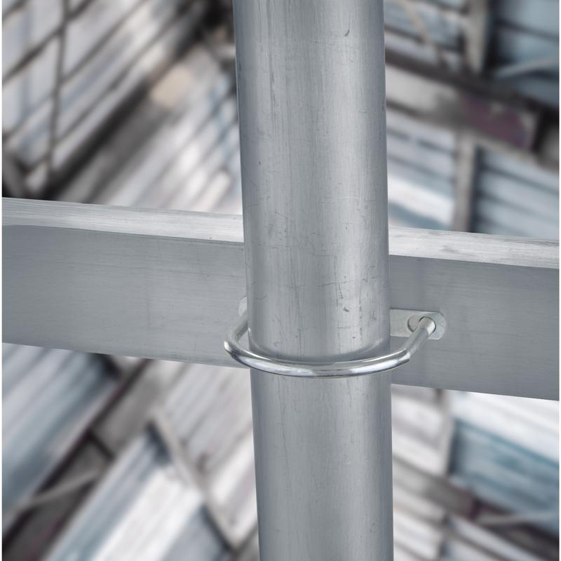 Hampton 3/8 in. X 3-1/2 in. W X 4-5/8 in. L Coarse Zinc-Plated Steel U-Bolt