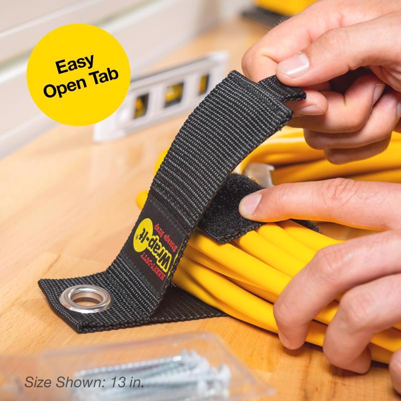 Wrap-It Heavy-Duty 2 in. W X 17 in. L Black Storage Straps 50 lb 2 pk