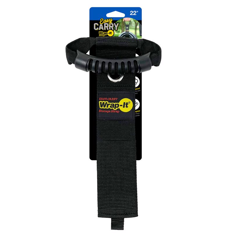 Wrap-It Easy Carry 2.5 in. W X 22 in. L Black Storage Straps 50 lb