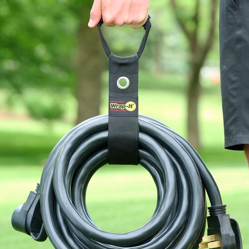 Wrap-It Easy Carry 2.5 in. W X 22 in. L Black Storage Straps 50 lb