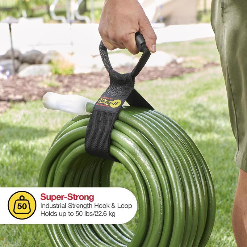Wrap-It Easy Carry 2.5 in. W X 28 in. L Black Storage Straps 50 lb