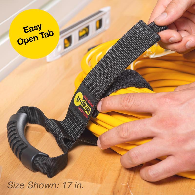 Wrap-It Easy Carry 2.5 in. W X 28 in. L Black Storage Straps 50 lb