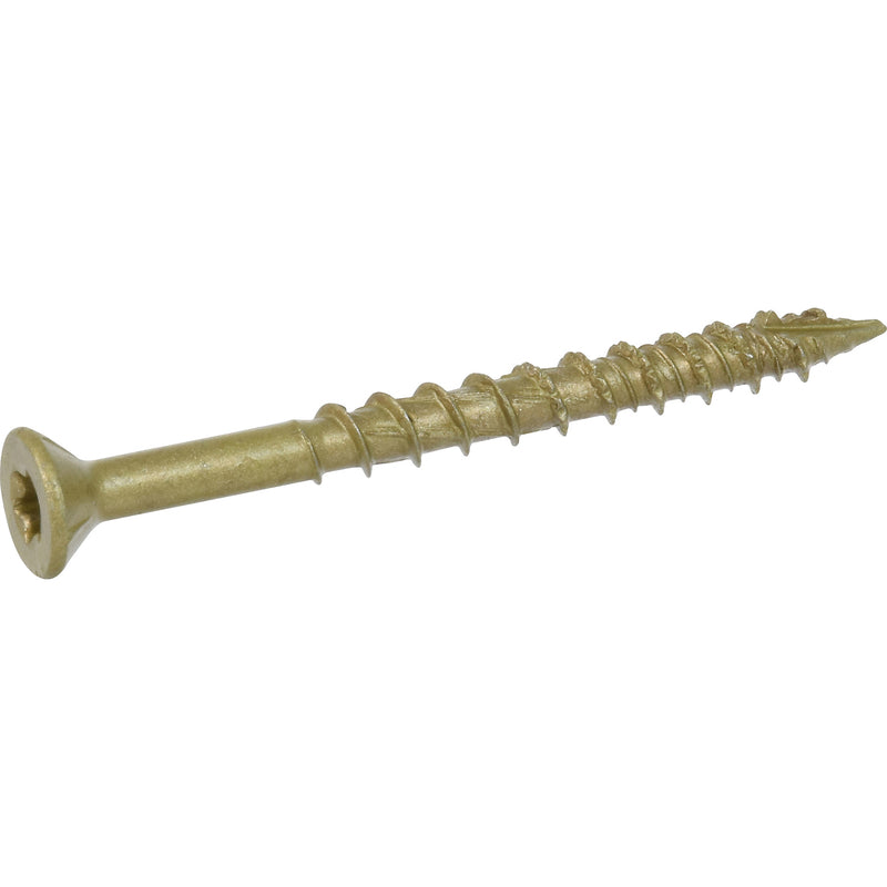 HILLMAN Power Pro No. 8 Ga. X 2 in. L Star Flat Head Coarse Multi-Material Screws