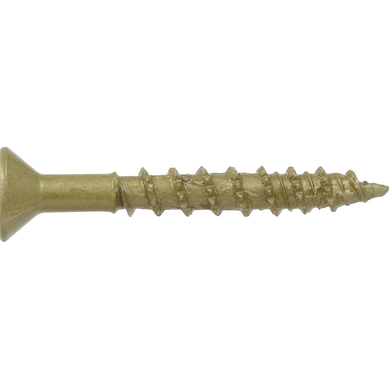 HILLMAN Power Pro No. 10 Ga. X 1-1/2 in. L Star Flat Head Coarse Multi-Material Screws