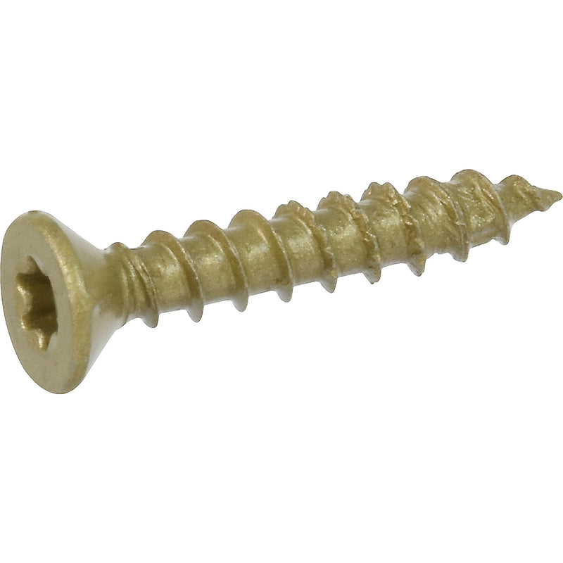 HILLMAN Power Pro No. 8 Ga. X 1 in. L Star Flat Head Coarse Multi-Material Screws