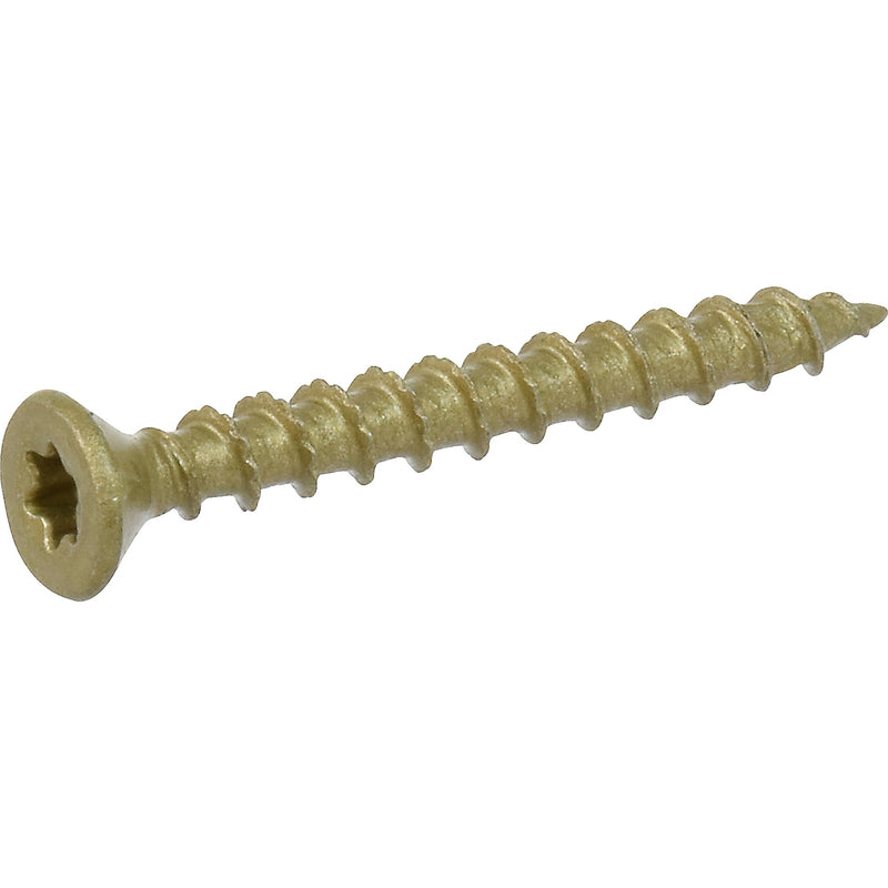 HILLMAN Power Pro No. 6 Ga. X 1-1/4 in. L Star Flat Head Coarse Multi-Material Screws