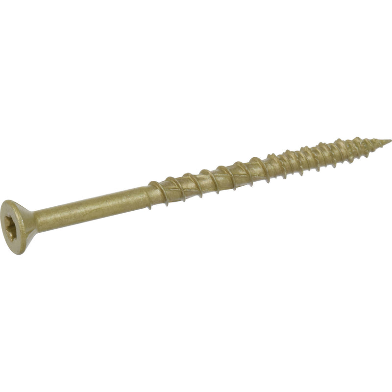 HILLMAN Power Pro No. 8 Ga. X 2-1/2 in. L Star Flat Head Coarse Multi-Material Screws