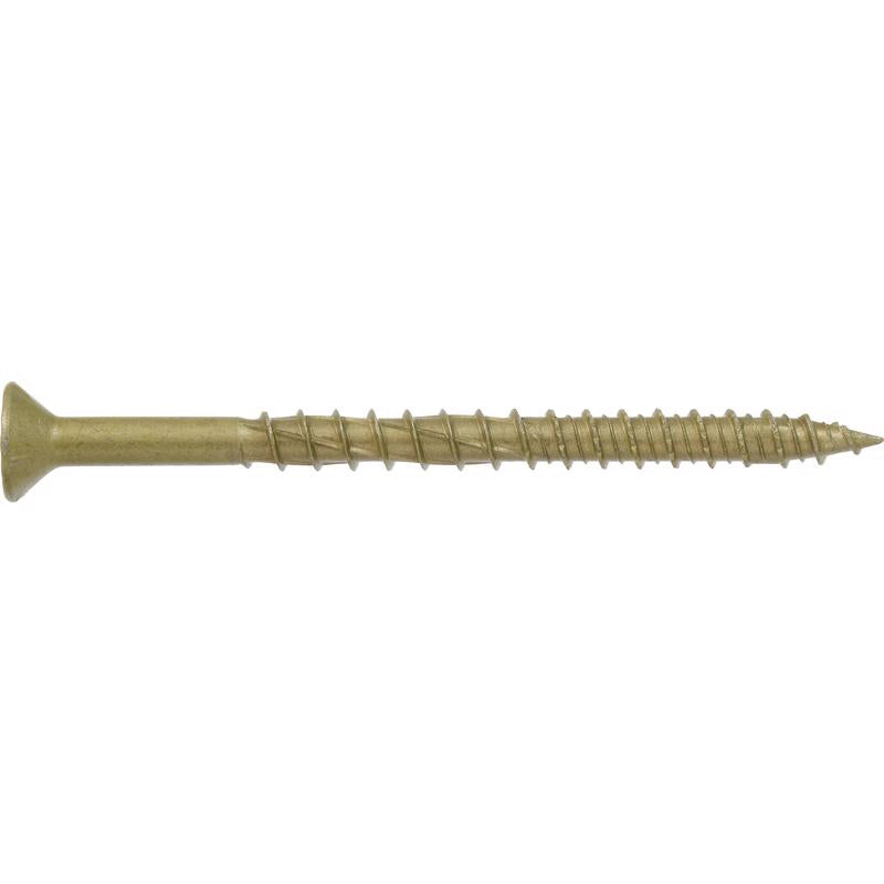 HILLMAN Power Pro 1/4 in. Ga. X 3-1/2 in. L Star Flat Head Coarse Multi-Material Screws