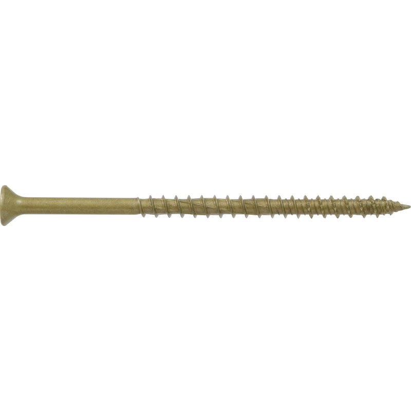 HILLMAN Power Pro No. 10 Ga. X 3-1/2 in. L Star Flat Head Coarse Multi-Material Screws