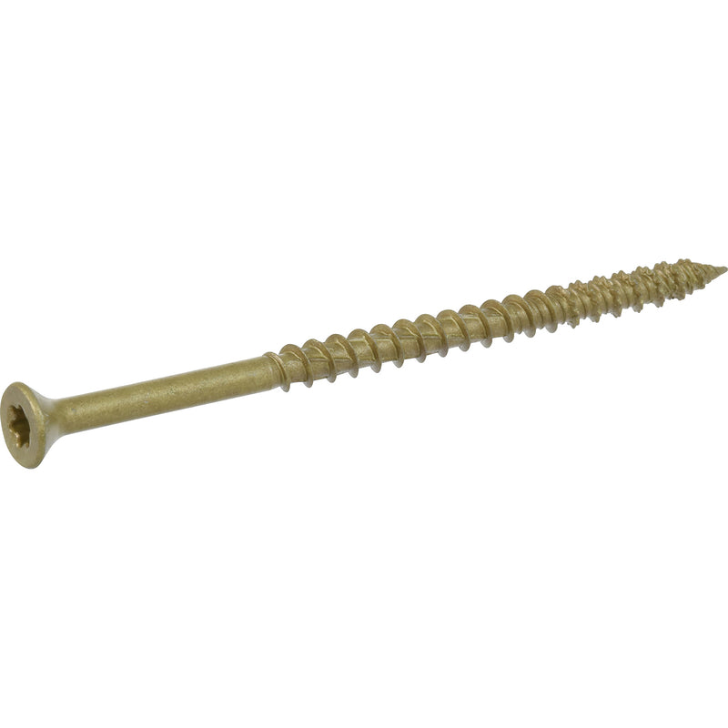 HILLMAN Power Pro No. 10 Ga. X 3-1/2 in. L Star Flat Head Coarse Multi-Material Screws
