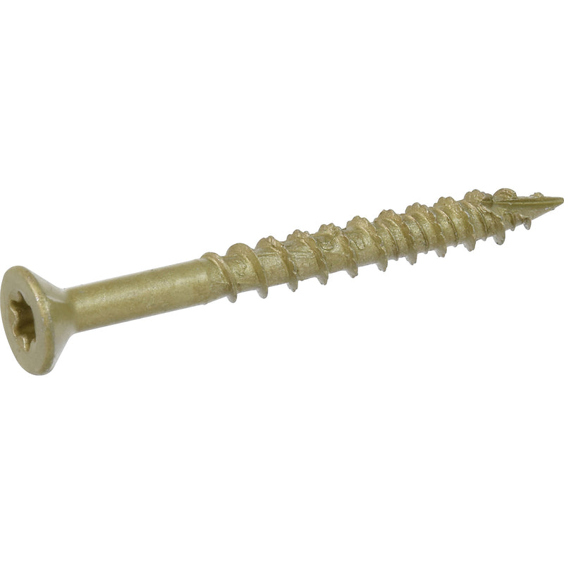 HILLMAN Power Pro No. 10 Ga. X 2 in. L Star Flat Head Coarse Multi-Material Screws