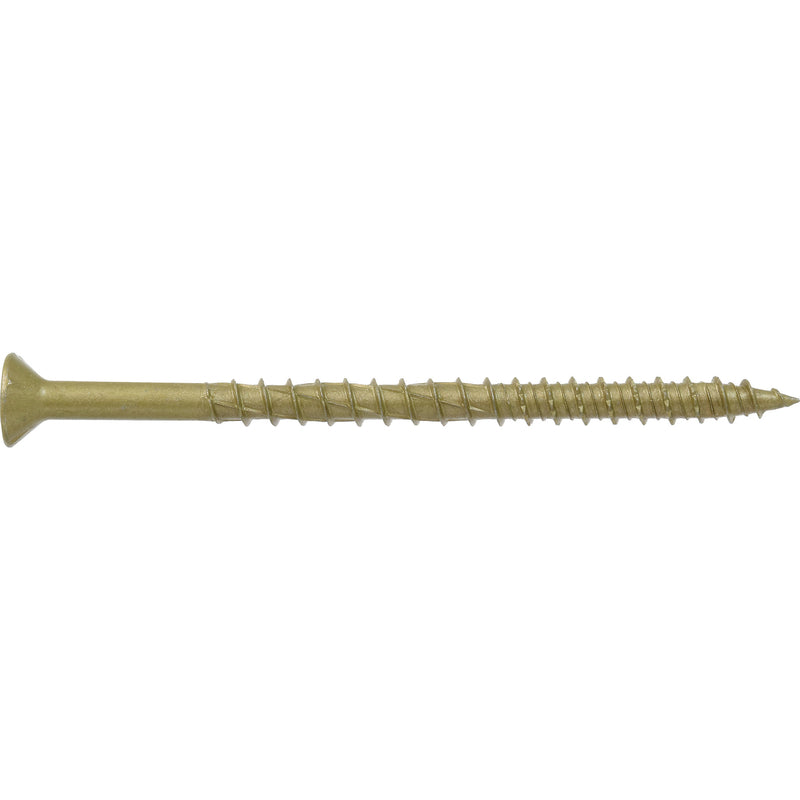 HILLMAN Power Pro 1/4 in. Ga. X 4 in. L Star Flat Head Coarse Multi-Material Screws