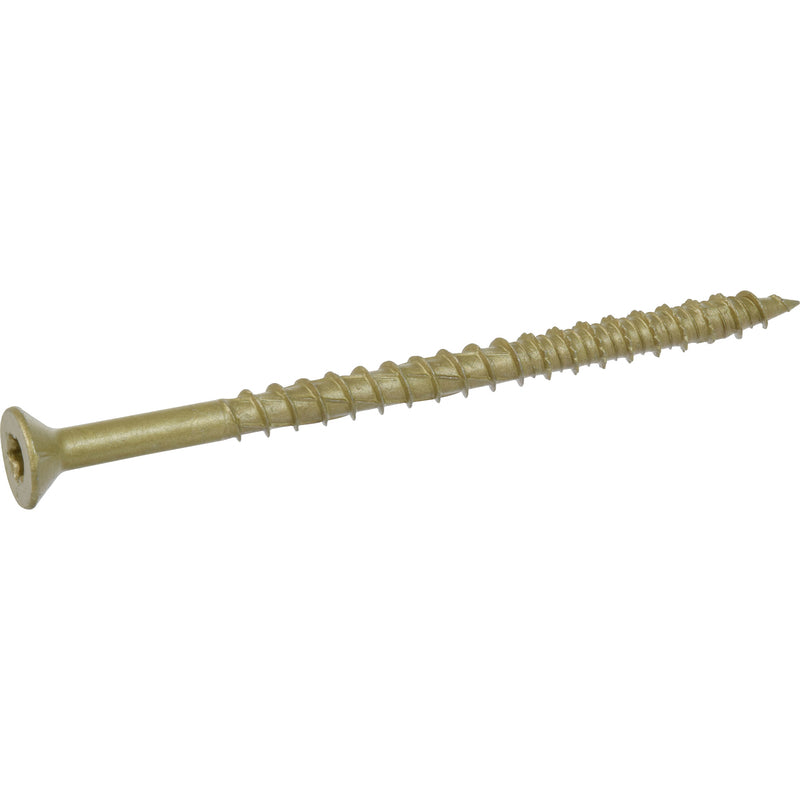 HILLMAN Power Pro 1/4 in. Ga. X 4 in. L Star Flat Head Coarse Multi-Material Screws