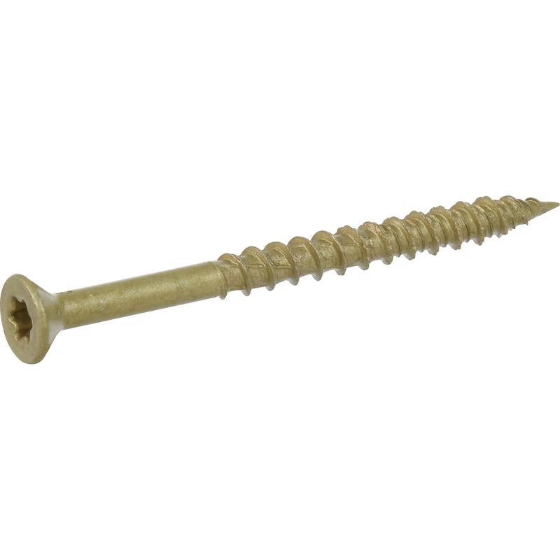 HILLMAN Power Pro No. 10 Ga. X 2-1/2 in. L Star Flat Head Coarse Multi-Material Screws