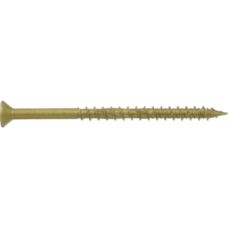 HILLMAN Power Pro No. 10 Ga. X 3 in. L Star Flat Head Coarse Multi-Material Screws