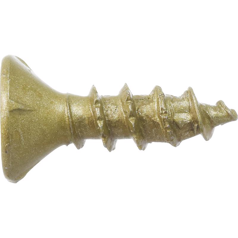 HILLMAN Power Pro No. 6 Ga. X 1/2 in. L Star Flat Head Coarse Multi-Material Screws