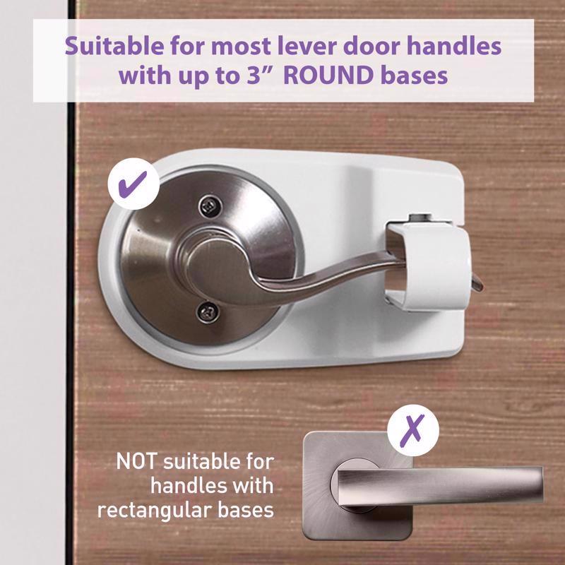 Dreambaby White Plastic Lever Handle Lock