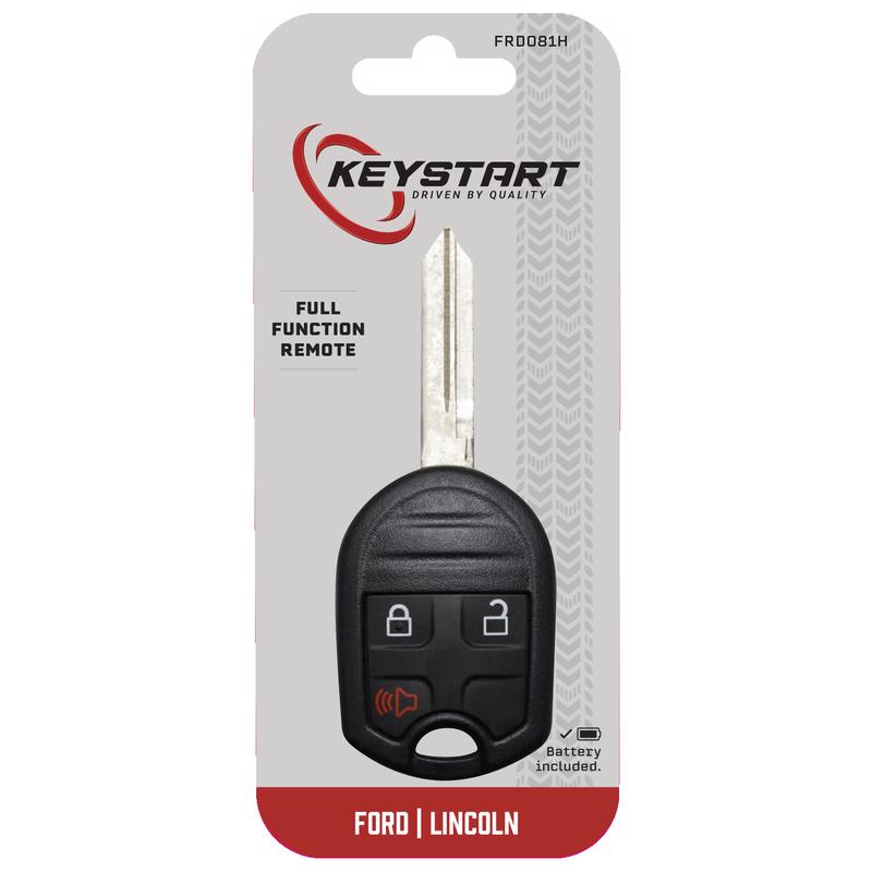 KeyStart FRD081 Advanced Security Automotive Remote HD Key Traditional Blade For Ford Lincoln