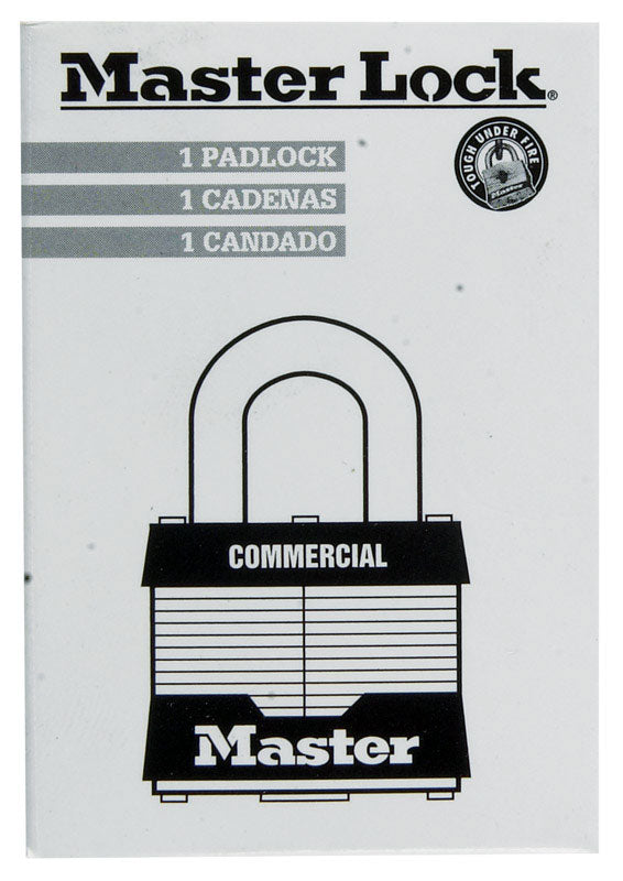 Master Lock 1-5/16 in. H X 1-9/16 in. W X 1-1/2 in. L Steel Double Locking Exterior Padlock