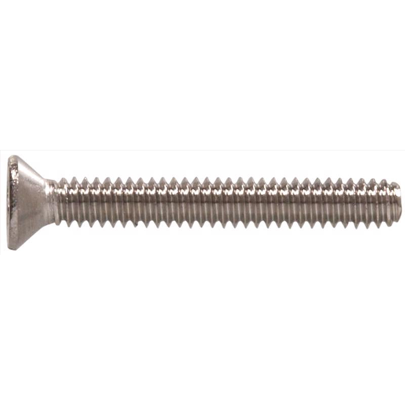HILLMAN No. 10-32 in. X 1/2 in. L Phillips Flat Head Stainless Steel Machine Screws 100 pk