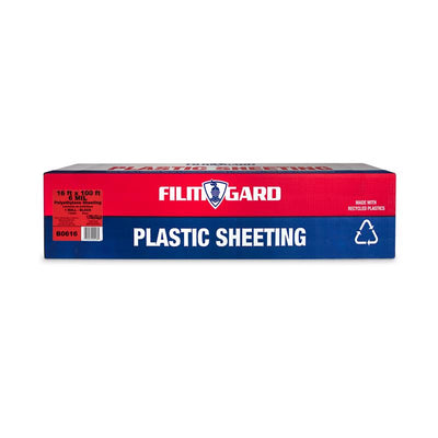 Film-Gard Plastic Sheeting 6 mil X 16 ft. W X 100 ft. L Polyethylene Black