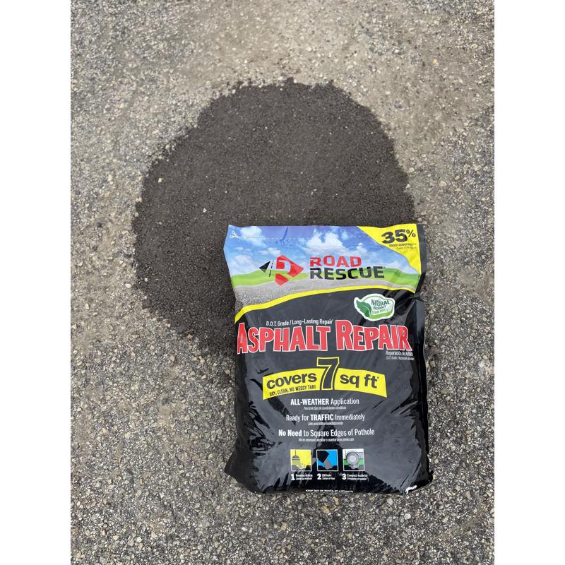 Road Rescue Black Asphalt Repair 50 lb